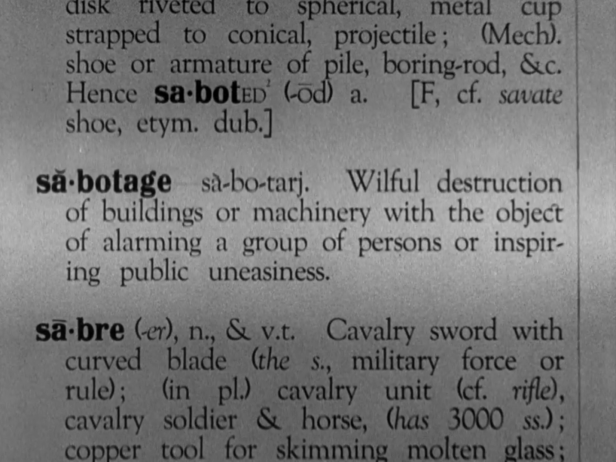 Sabotage definition